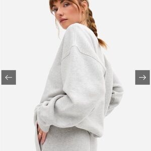 MATE THE LABEL ORGANIC FLEECE OVERSIZED SWEATSHIRT